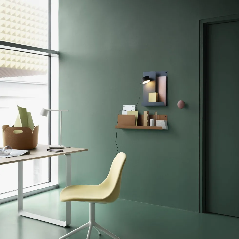 Étagère orange en métal 51 cm Folded - Muuto