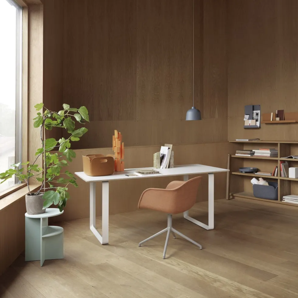 Étagère orange en métal 51 cm Folded - Muuto