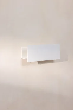 Étagère porte-savons en aluminium blanc 30cm Shea - Metallbude