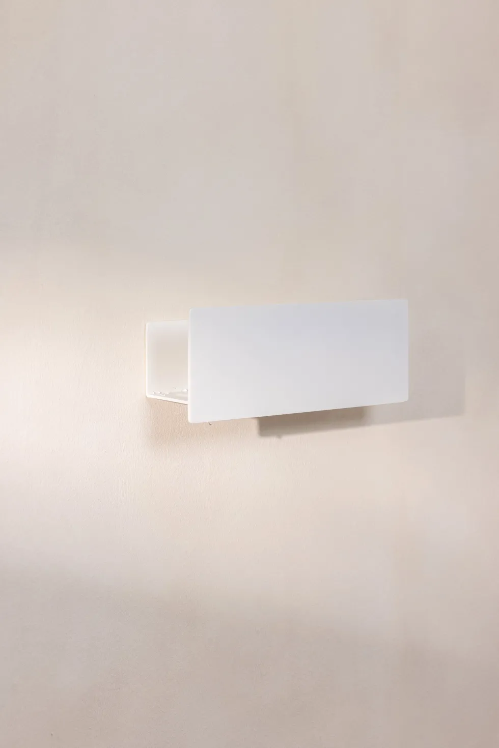 Étagère porte-savons en aluminium blanc 30cm Shea - Metallbude