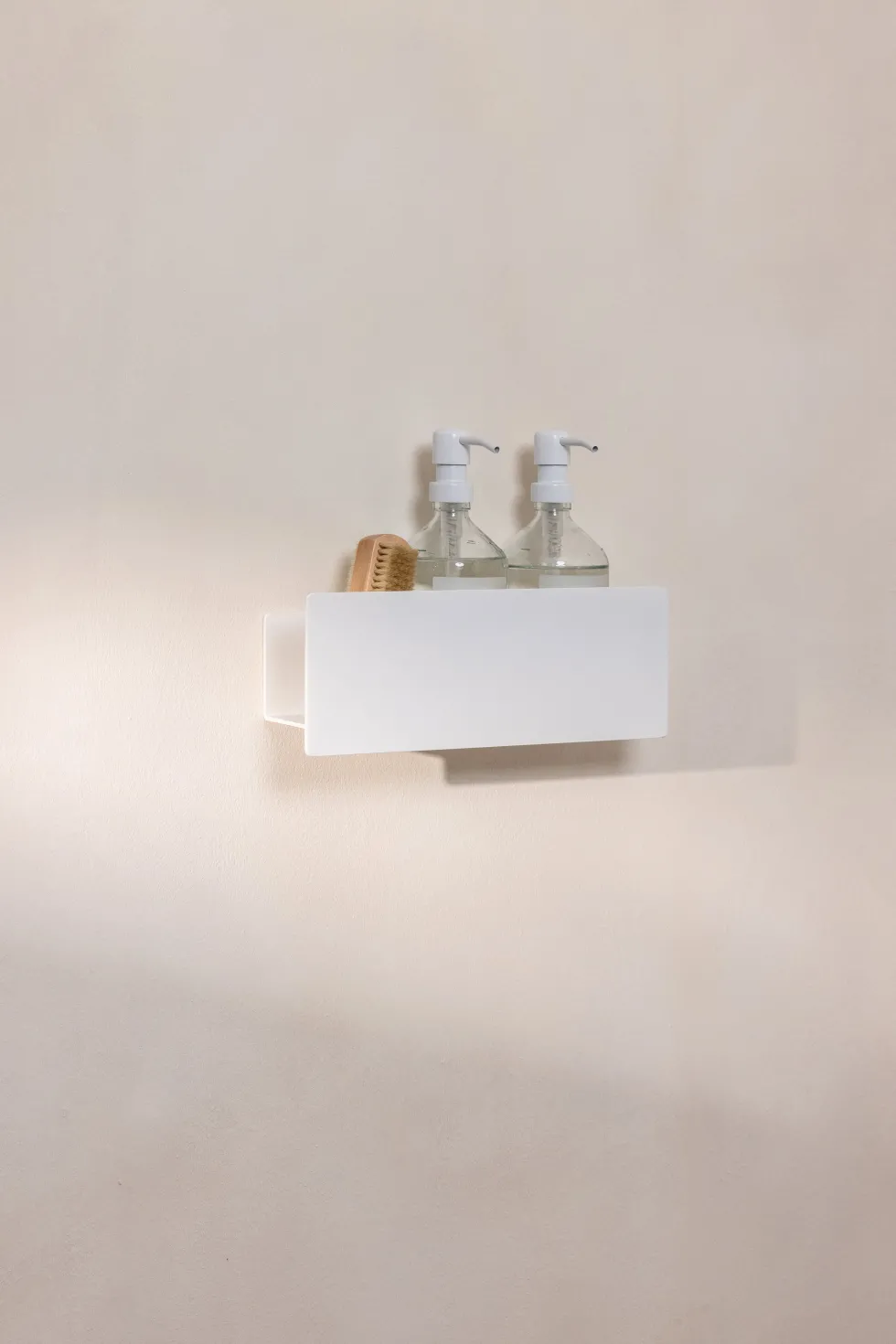 Étagère porte-savons en aluminium blanc 50cm Shea - Metallbude