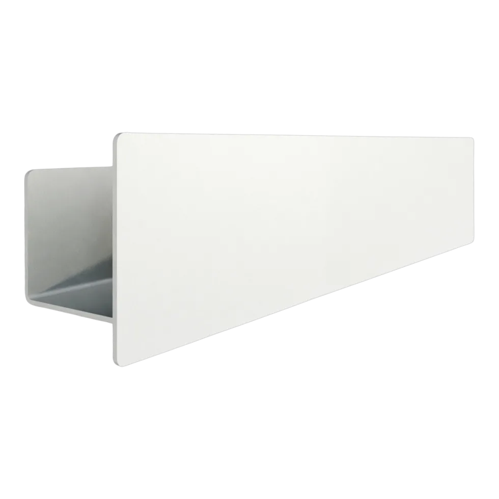 Étagère porte-savons en aluminium blanc 50cm Shea - Metallbude
