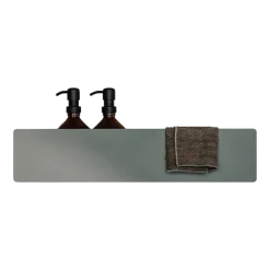 Étagère porte-savons en aluminium vert 50cm Shea - Metallbude