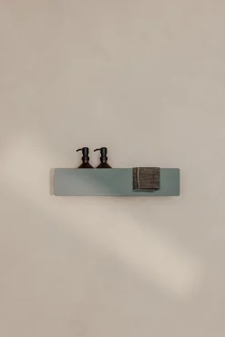 Étagère porte-savons en aluminium vert 50cm Shea - Metallbude
