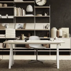 3 étagères en chêne 78 x 30 cm - String furniture