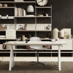 3 étagères en chêne 78 x 30 cm - String furniture