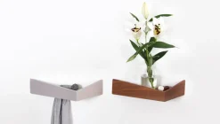 2 étagères grise S et noire M Pelican - Woodendot