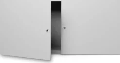 Étagères modulables en acier poudré gris clair 91,5x41,6cm Punctual - Ferm Living