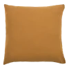 Taie d'oreiller moutarde en gaze de coton 63 x 63 cm - The Cool Republic