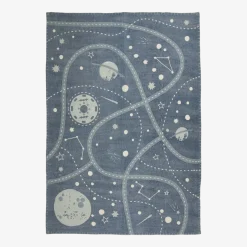 Tapis bleu 140x100 cm Little Galaxy - Nattiot