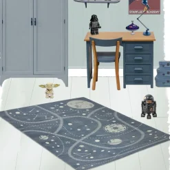 Tapis bleu 140x100 cm Little Galaxy - Nattiot