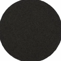 Tapis à boules de feutre anthracite 180 cm Kuno - myfelt