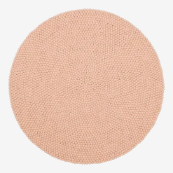 Tapis à boules de feutre rose 300 cm Merle - myfelt
