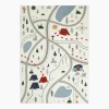 Tapis de jeu pour enfant en polypropylène 123x180 cm Little Camper - Nattiot