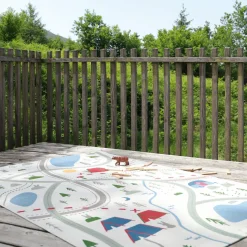 Tapis de jeu pour enfant en polypropylène 123x180 cm Little Camper - Nattiot