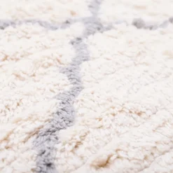 Tapis en coton gris 110 cm Come - Nattiot