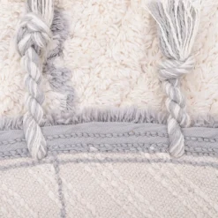 Tapis en coton gris 110 cm Come - Nattiot