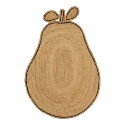 Tapis en jute tressée naturel 140x95 cm Pear - Ferm Living