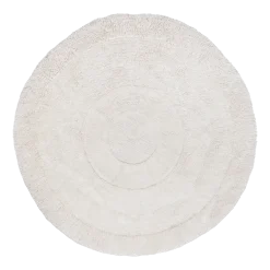 Tapis en laine cercle artique blanc 250 cm - Lorena Canals