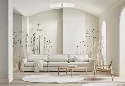 Tapis en laine naturelle coloris crème 157x180 cm Split Zen - Bolia