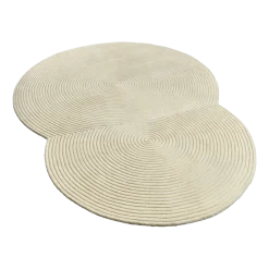 Tapis en laine naturelle coloris crème 175x240cm Zen Rug - Bolia