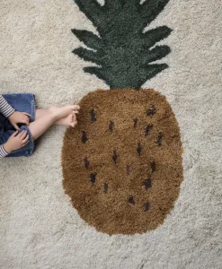 Tapis en laine tuftée ananas 120 cm Fruiticana - Ferm Living