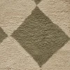 Tapis en laine tuftée beige et vert 140x200cm Orme - Ferm Living