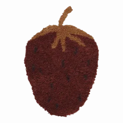 Tapis en laine tuftée fraise 120 cm Fruiticana - Ferm Living