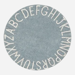 Tapis lavable bleu 150 cm Round ABC - Lorena Canals