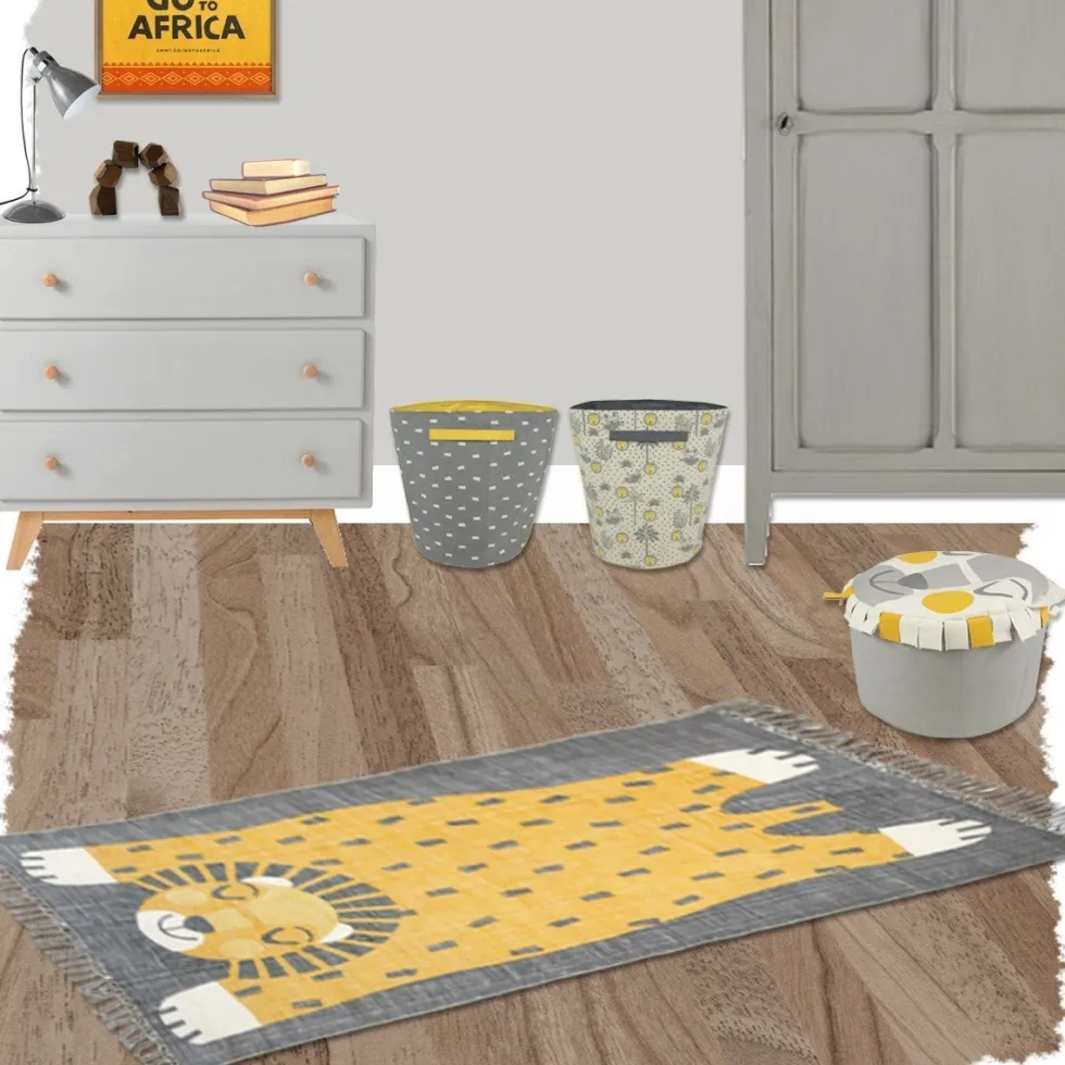 Tapis lion 170x110 cm Baba - Nattiot