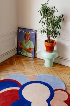 Tapis organique en laine tuftée 150cm Insomnia - Colortherapis