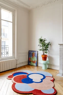 Tapis organique en laine tuftée 150cm Insomnia - Colortherapis