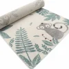 Tapis pour enfant en polypropylène gris 120x170 cm Monkey Paradise - Nattiot