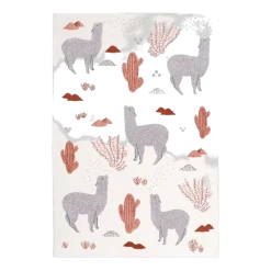 Tapis pour enfant en polypropylène motif lama 120x170 cm Andina by Mon Petit Art - Nattiot