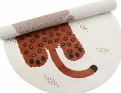 Tapis pour enfant en polypropylène motif léopard sienna 120x170 cm Kleo - Nattiot