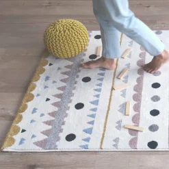 Tapis pour enfant multicolore en polypropylène 120x170 cm Nolita - Nattiot