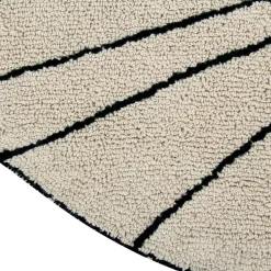 Tapis rond beige 160 cm Trace - Lorena Canals