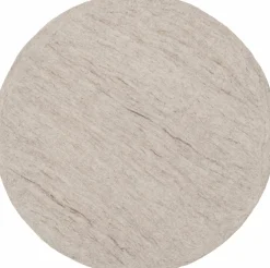Tapis rond en laine beige marbré 160 cm Béla - myfelt