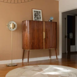 Tapis rond en laine et soie végétale 200cm Andréa - Son-Tapis