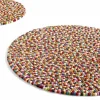 Tapis rond en laine multicolore 90 cm Pinocchio - HAY