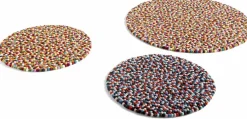 Tapis rond en laine multicolore 90 cm Pinocchio - HAY