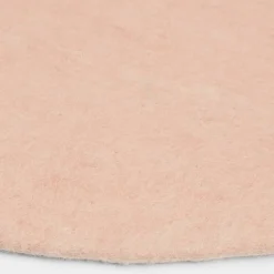 Tapis rond en laine rose 180 cm Merle - myfelt
