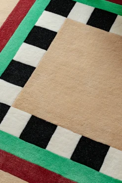 Tapis rond en laine tuftée 150cm Chinese Service - Colortherapis
