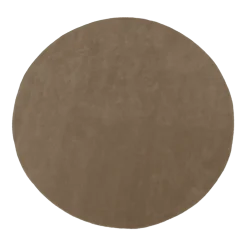 Tapis rond tufté en laine brun 240cm Stille - Ferm living