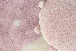 Tapis rose 90x90 cm Mini Biscuit - Lorena Canals