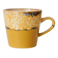 Tasse americano en grès jaune 8cm Sunbeam - HKLIVING