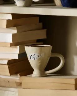 Tasse à café en céramique beige 200ml Nara Atelier Forma - Nordal