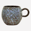 Tasse en grès bleu tachetée Paula - Bloomingville