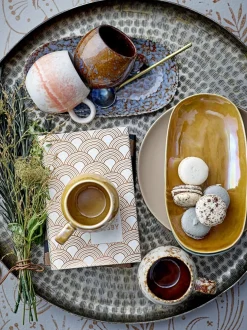 Tasse en grès bleu tachetée Paula - Bloomingville