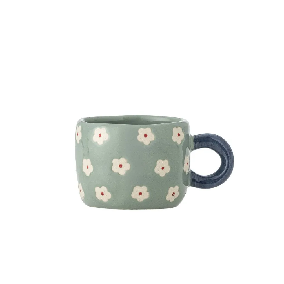 Tasse en grès bleu 6,5x5,5cm Nini - Bloomingville